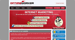 Desktop Screenshot of ontimeworker.com